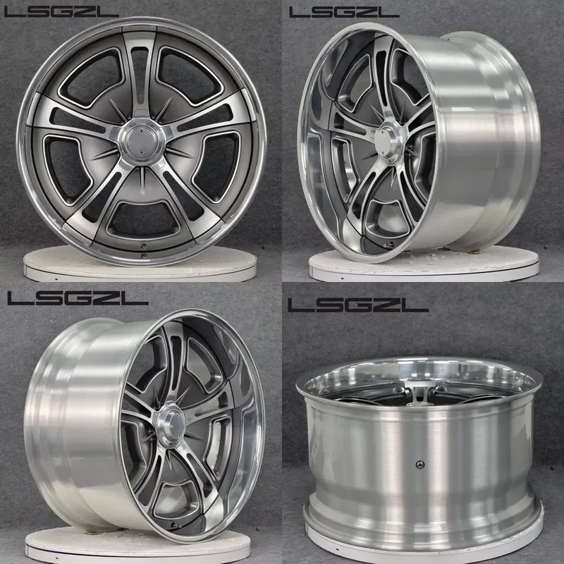 i lsgzl for 2 Piece Forged Custom Made 5x114.3 5x130 5x120 5x112 Concave for Ferrai Impala Skoda Alloy Wheel Rims