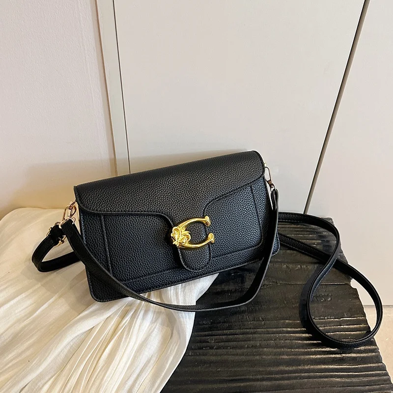 This Year's New Fashionable Underarm Shoulder Bag with Two Shoulder Straps and A Diagonal Small Square Bag Bags for Women