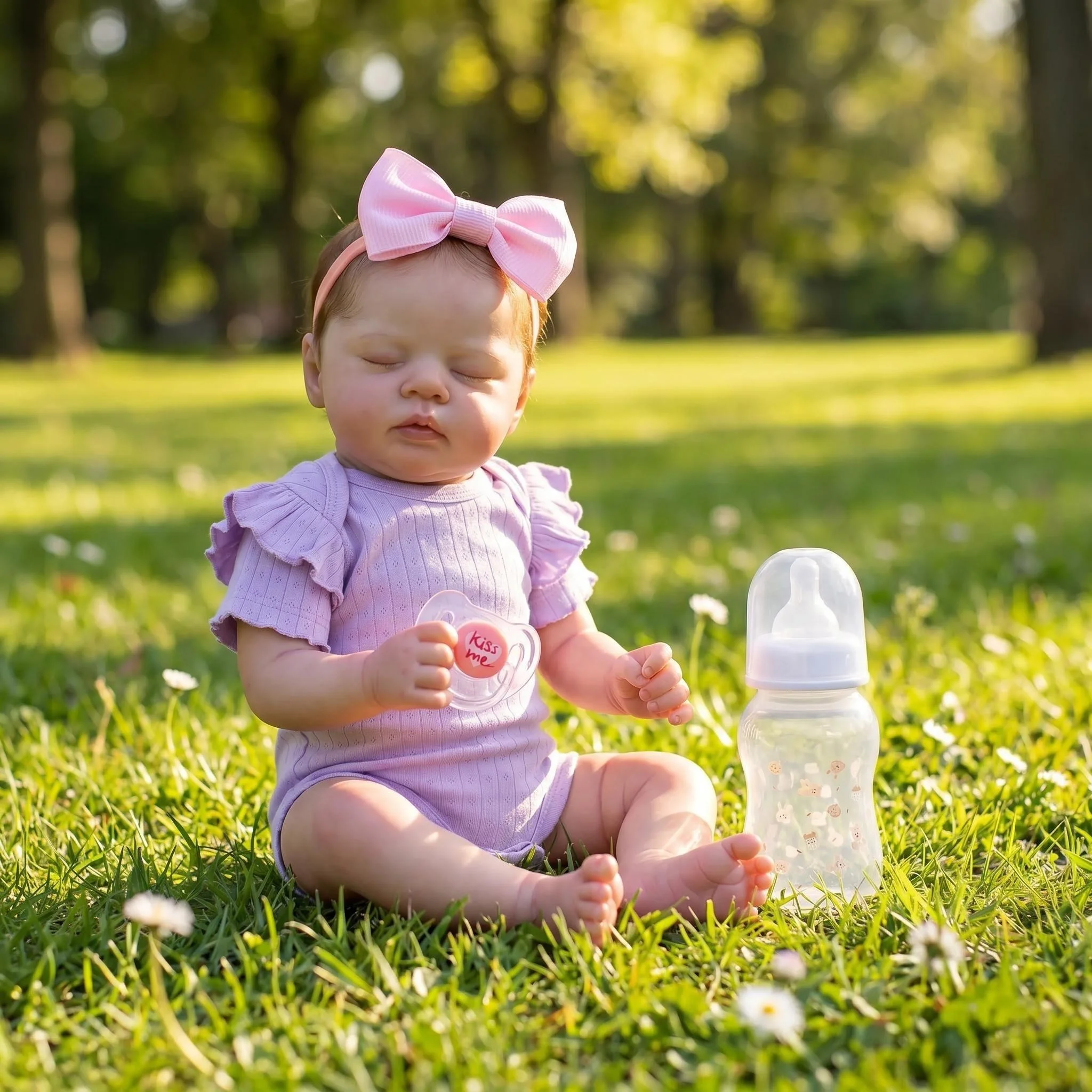 NPK 19inch Esenia Reborn Doll with Soft Body Realistic 3D Skin Hand Painted Hair Touch Doll Multiple Layers Painting view 3