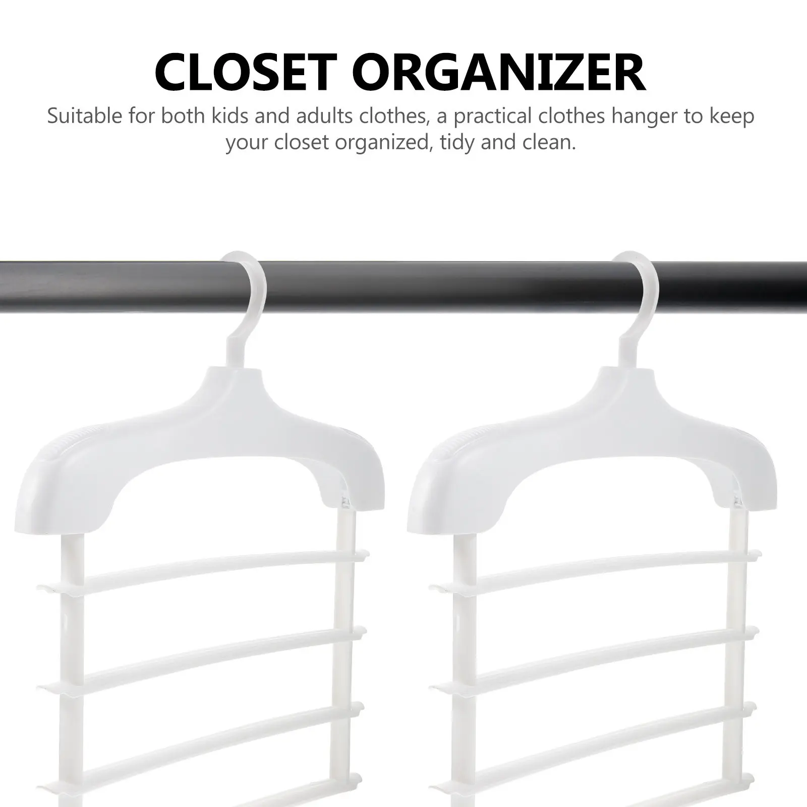 

Многослойная вешалка для одежды, органайзер для шкафа, экономия места для джинсов, брюк, шарфов, галстуков, хранение в шкафу