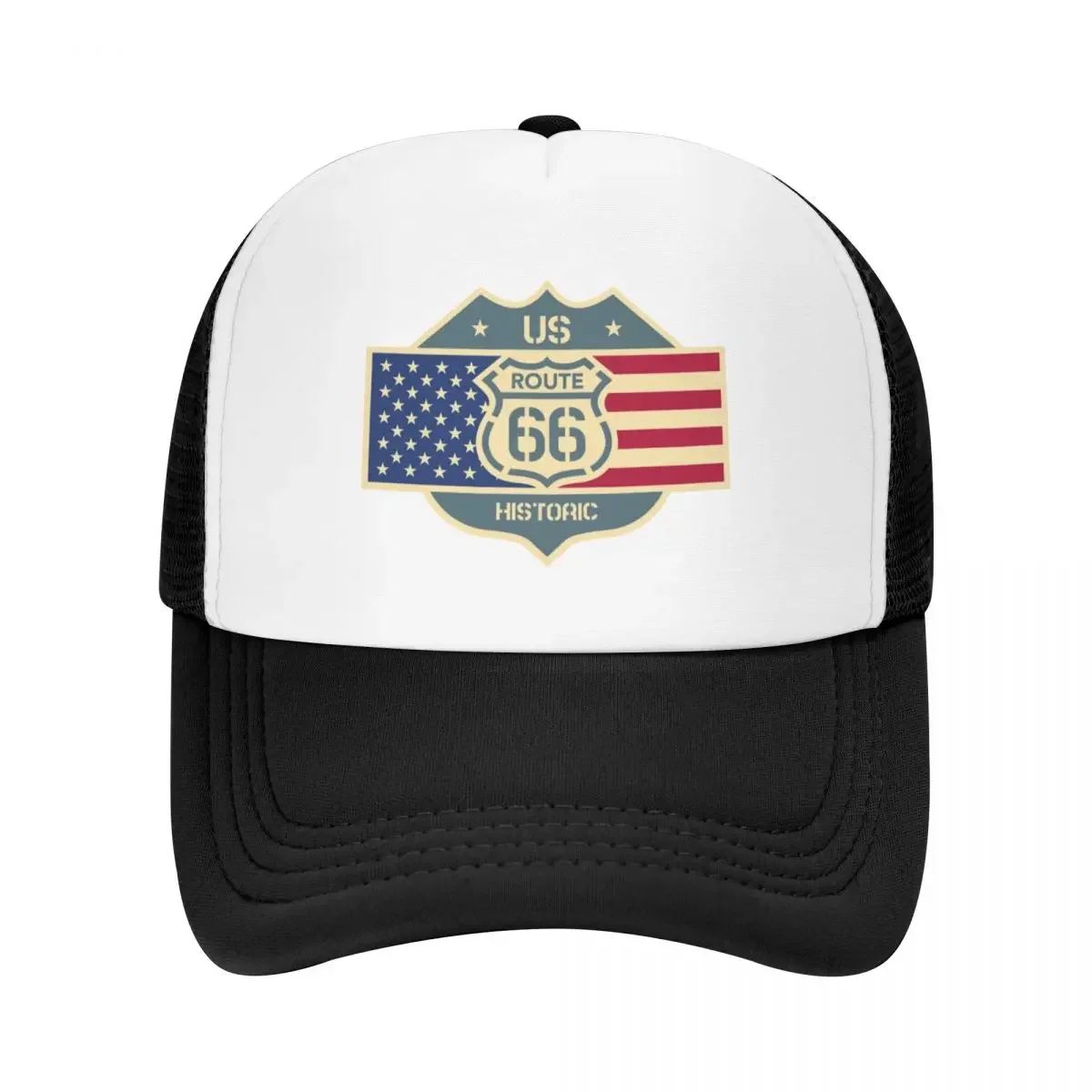 Route 66 Baseball Cap Designer Hat Ball Cap foam party Hat Women's 2024 Men's