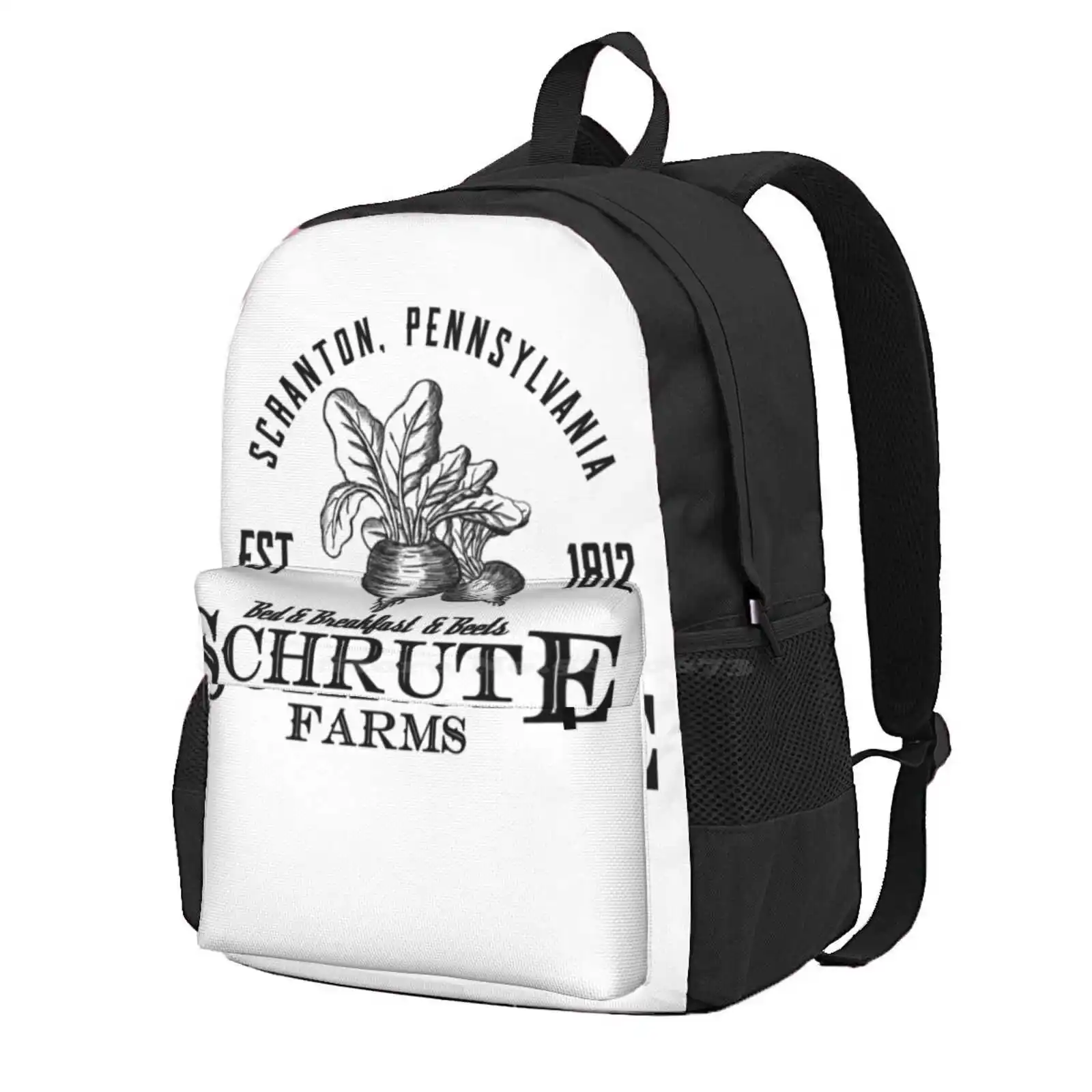 Bed Breakfast Beets - Schrute Farms Hot Sale Schoolbag Backpack Fashion Bags Schrute Farms Dwight Farm Beets