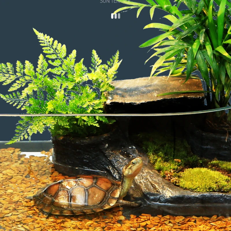 

Turtle Sunning Platform Climbing Platform Landscaping Escape Hole Roof Slope Rest High Water Floating Island