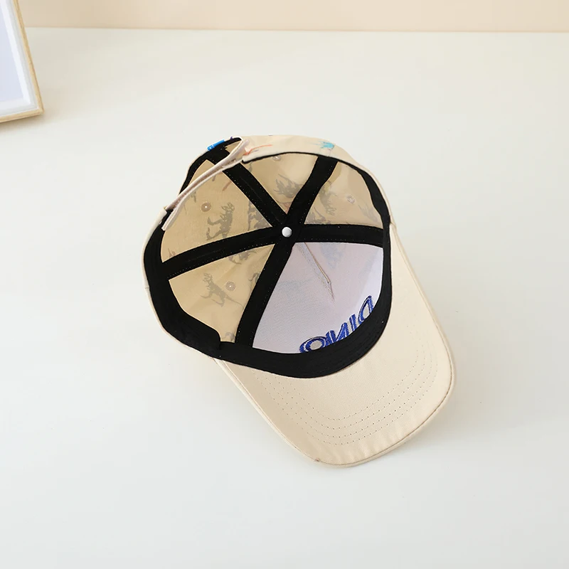 TUONXYE Dinosaur Embroidery Baby Hat For Boys Girls Kids Baseball Cap Adjustable Outdoor Children Sun Hat Cotton 3 to 8years