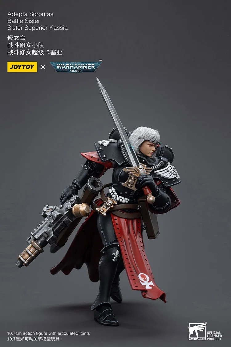 

JOYTOY Warhammer 40K Adepta Sororitas Battle Sister Sister Superior Kassia Action Figures Doll Decoration Gift Collection