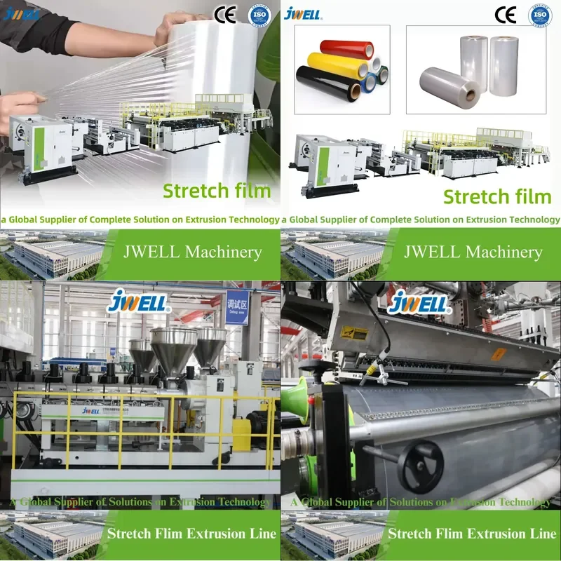 Jwell Multiple Layer PP/PE/PS/Pet/BOPP Plastic Film Stretch Mdo Film Extruder Stretch Film Plastic Making Machine Plastic