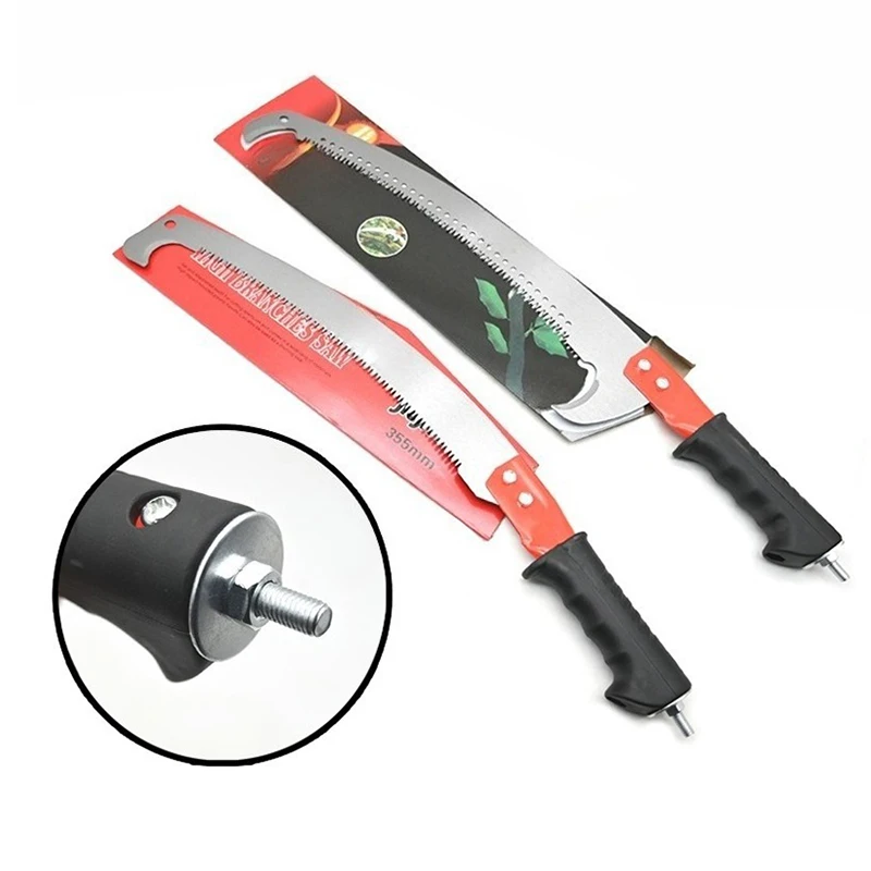 Pruning Saw Head Garden Picking Hand Saws Outdoor High Altitude Fruit Tree Saw Gardening Bonsai Orchard Saws Bottom with Screws