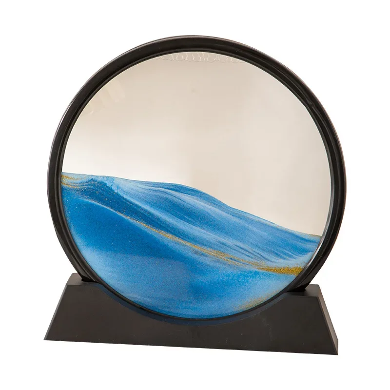 

Simple modern quicksand picture frame table porch TV cabinet home decoration wooden photo frame ornament