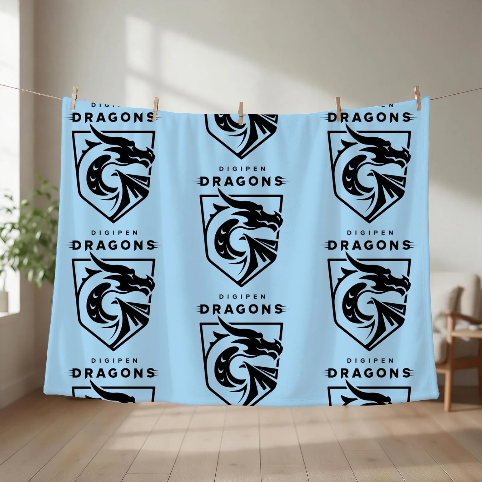 DP Institute of Technology Throw Blanket couch cozy soft plush fuzzy picnic outdoor blanket