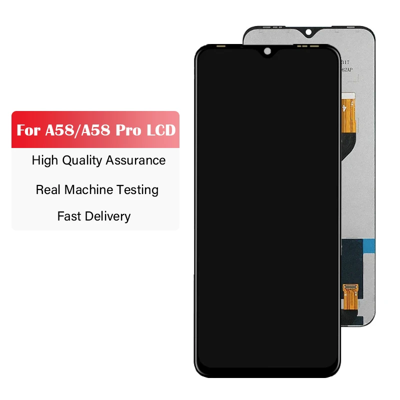 LCD Screen for 6.60 inch Itel A58/A58 Pro LCD Touch Screen Digitizer Assembly with Repair Tool and Glue for itel a49 s17 A661L