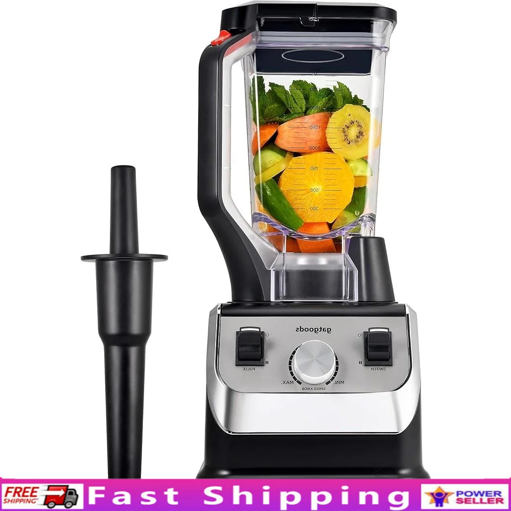 

Commercial High Speed Blender 2200W 72 Oz Smoothie Machine Variable Speed Control Self Cleaning Overheat Protection Heavy Duty