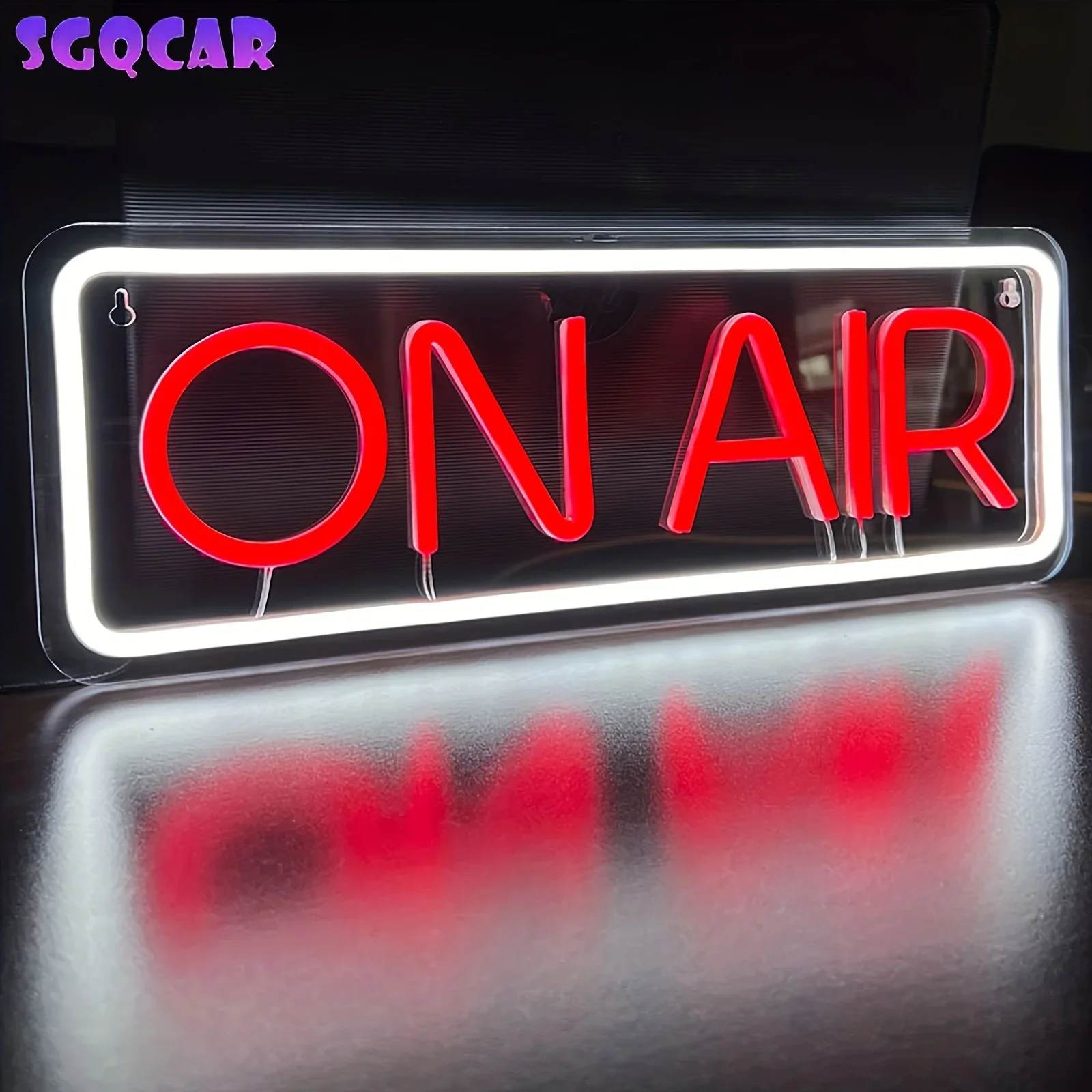 Neon Signs on Air LED Neon Light Sign for Wall Decor Powered for Live Streaming Studio Video Recording and Audio Recording