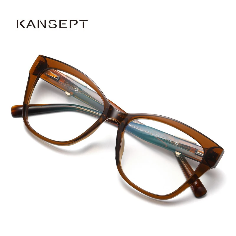 

KANSEPT Eyeglass Frame for Women Reading Glasses Men Blue Light Ophthalmic Frames Man Glass Shades Female Womens Sunglasses Mens