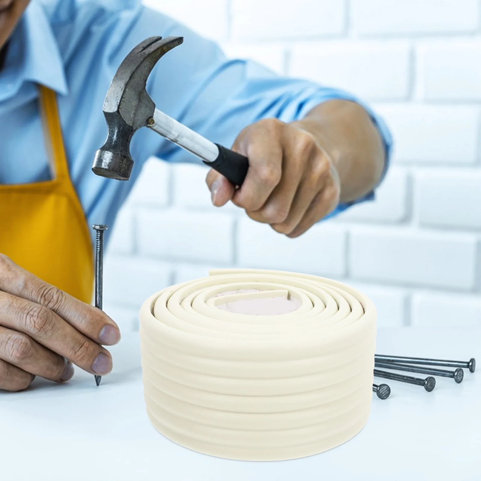 

1-рулонный многофункциональный двухъярусный коврик для лестницы, мебельный бампер, полоса для детской безопасности, защита для ступенек, мягкая прочная защита кромок