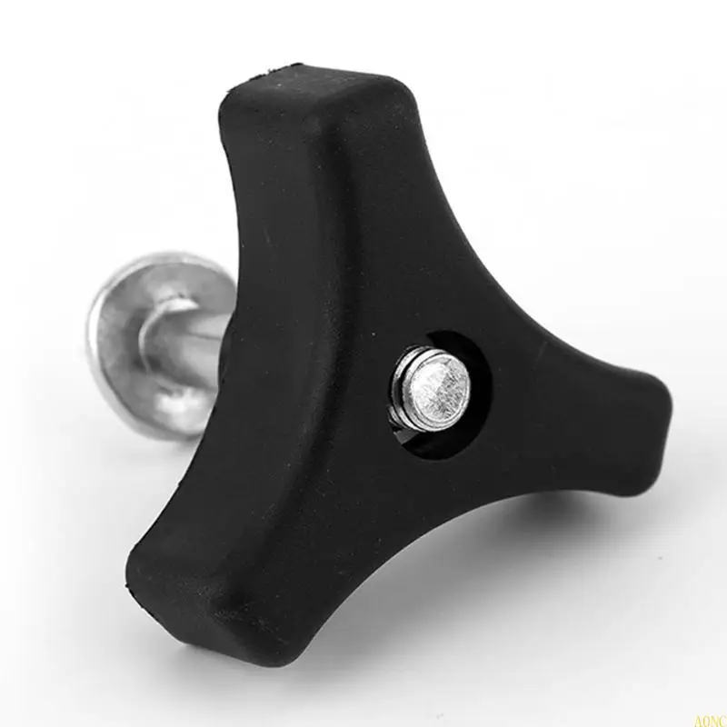 A0NC موثوقة مقبض جزازة العشب موثوقة المسمار وقطع الجوز دائمة مثلث مقبض مقبض مقبض الجوز مسامير المسمار للحقل والتشذيب العشب