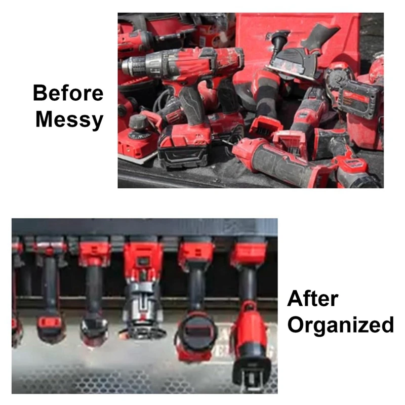 ABRW 5PCS Wall Mount Holder for 14.4/18/20V & Power Tool Hanging Storage Stand