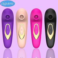 Powerful Suction Cup Clitoral Sucking Vibrator Clitoral Nipple Oral Vacuum Stimulating Massager for Female Masturbation Sex Toy