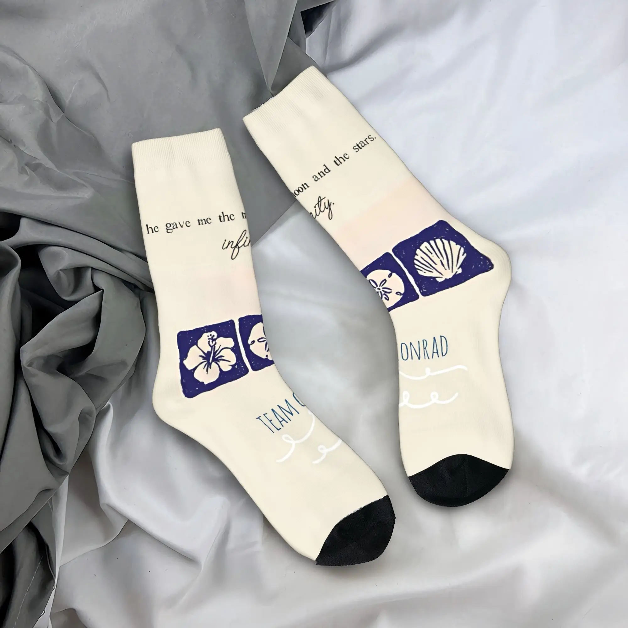 

Cousins Beach Team Conrad The Summer I Turned Pretty Stockings Pattern Зимние противоскользящие носки Пара уличных средних мягких носков