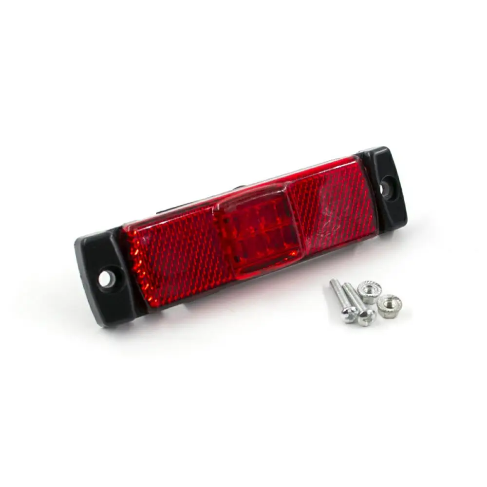 2szt 4 LED 12V 24V Boczne tylne światło obrysowe samochodu Zewnętrzne światło ostrzegawcze Wskaźnik sygnału obrysowego Światło pozycyjne Przyczepa Ciężarówka Ciężarówka Van