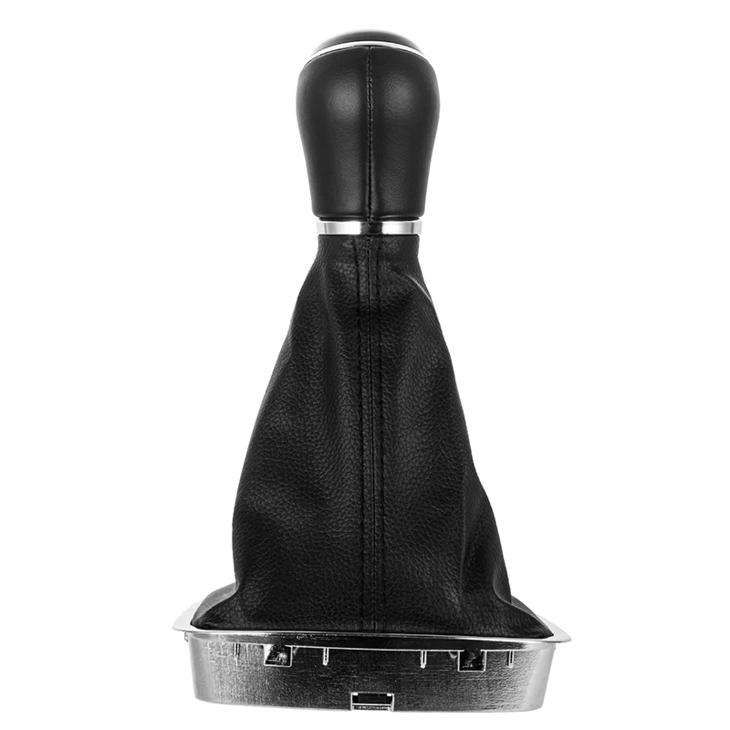 New High Quality for Volkswagen VW Polo 6C 2015 2016 2017 2018 5 6 Speed Gear Shift Knob Lever Dust Cover Boot Leather Suit Part