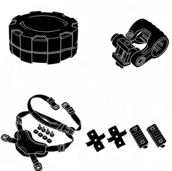 Tactical Helmet Replacement Parts - Compatible Sturdy Accessories for Tactical Gear Upgrade