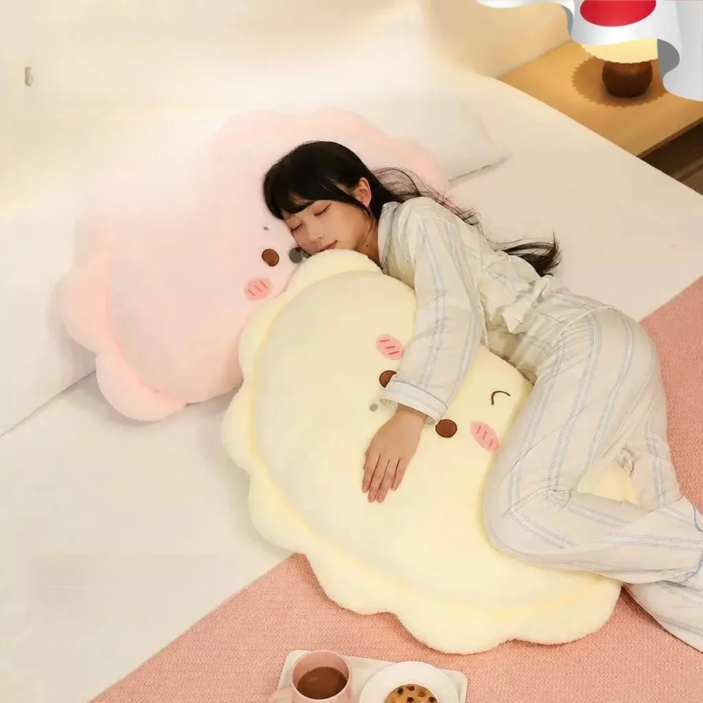 Cute Cartoon Leopard Dumpling 60cm/80cm Plush Pillow Bedtime Sleeping Cushion Soft Fabric Toy Suitable for Dormitory Use