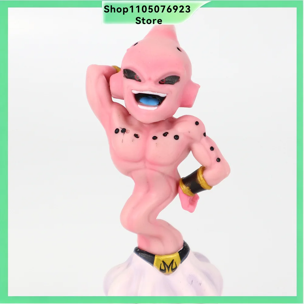 Dragon Ball Z Majin Buu Anime-Figur Q-Version Böser Majin Boo PVC-Modell Sammlerstück Tischdekoration Geschenk
