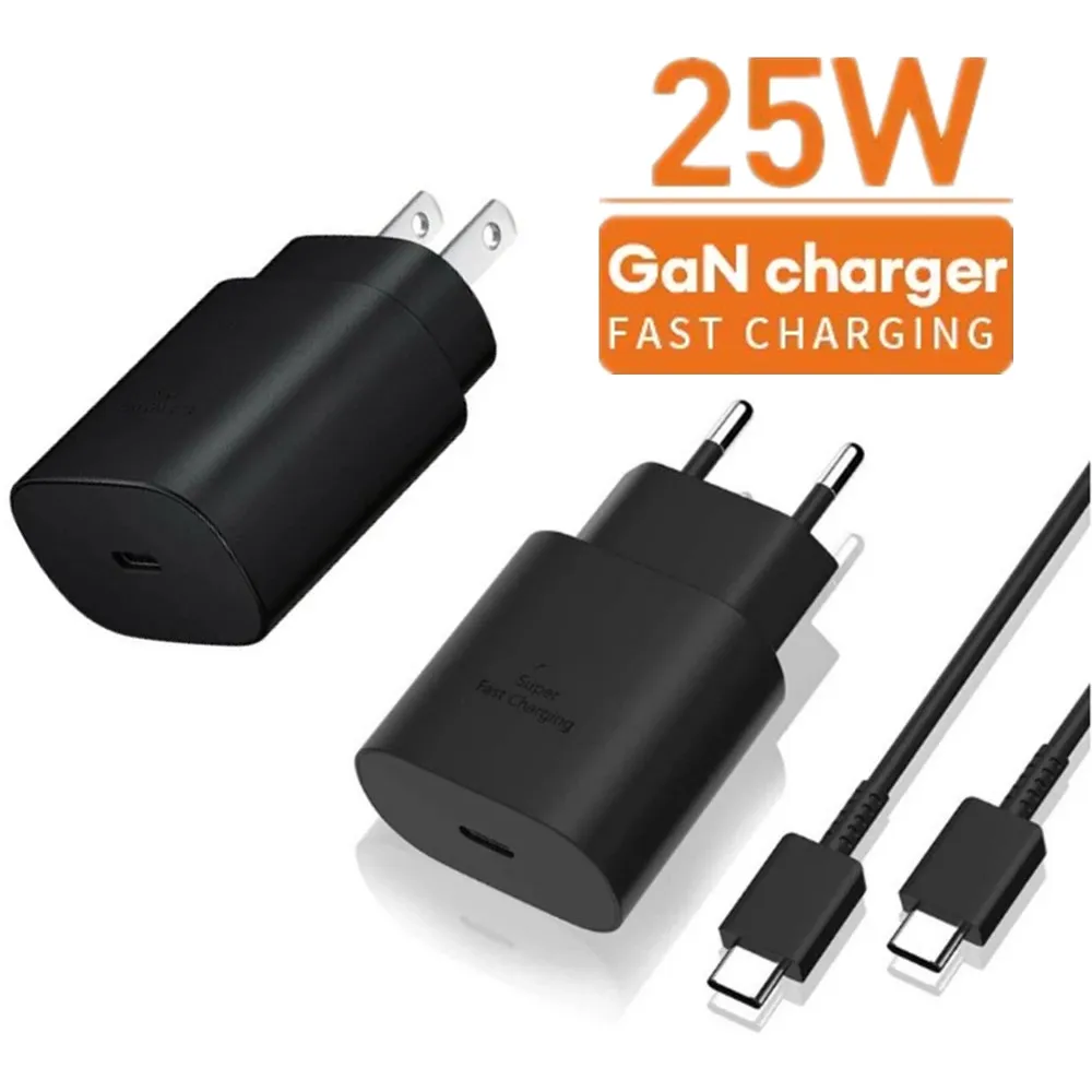 Top Sellers 25W USB C Super Fast Charger For Samsung Galaxy Note 10/Note 20/S20 S21 S22  TYPE C travel adapter