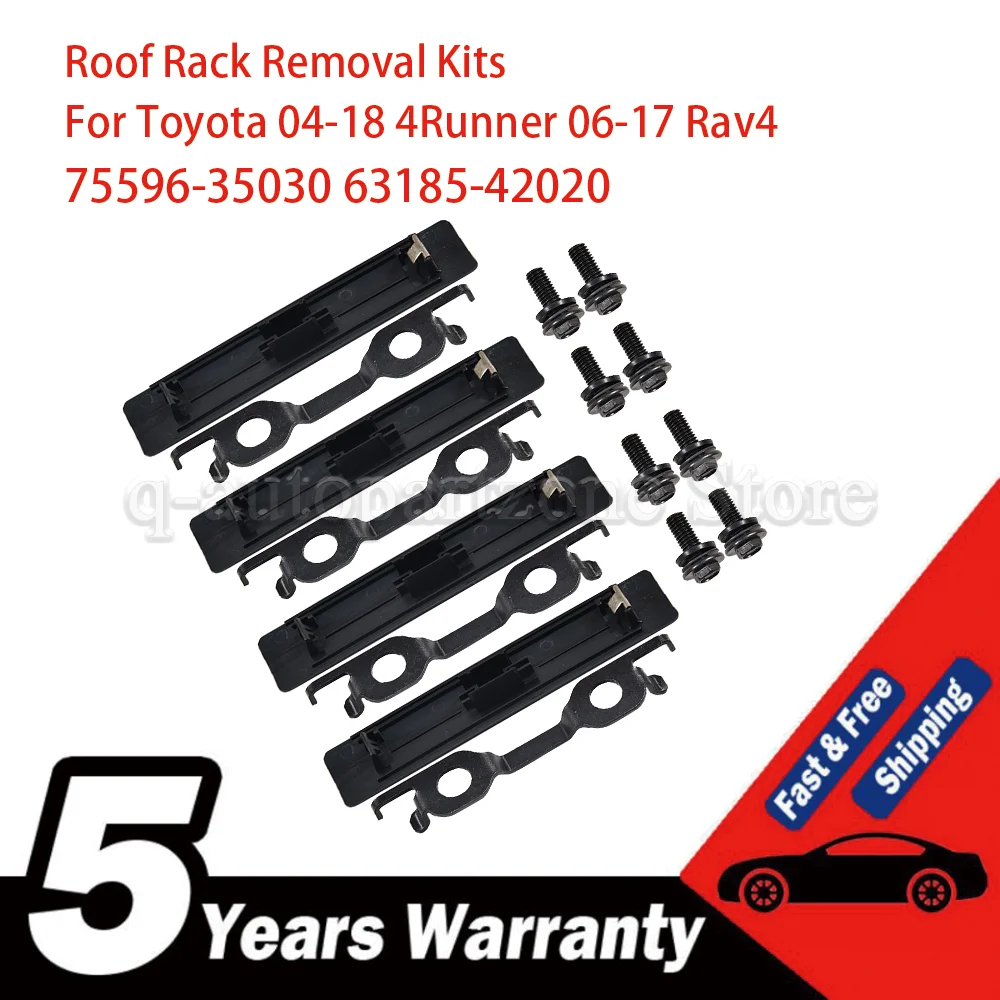 

Roof Rack Removal Kits 75596-35030 63185-42020 For Lexus Gx460 Gx470 Lx570 Toyota Rav4 4Runner Car Accessories