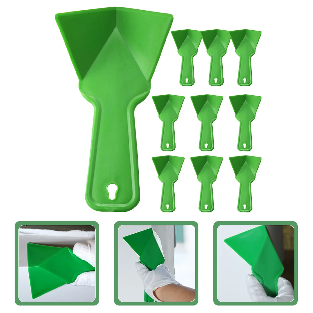 

10 Pcs Trowel Yin and Yang Horns Plaster Tools Drywall Corner outside inside Concrete 1700X960X600CM Green