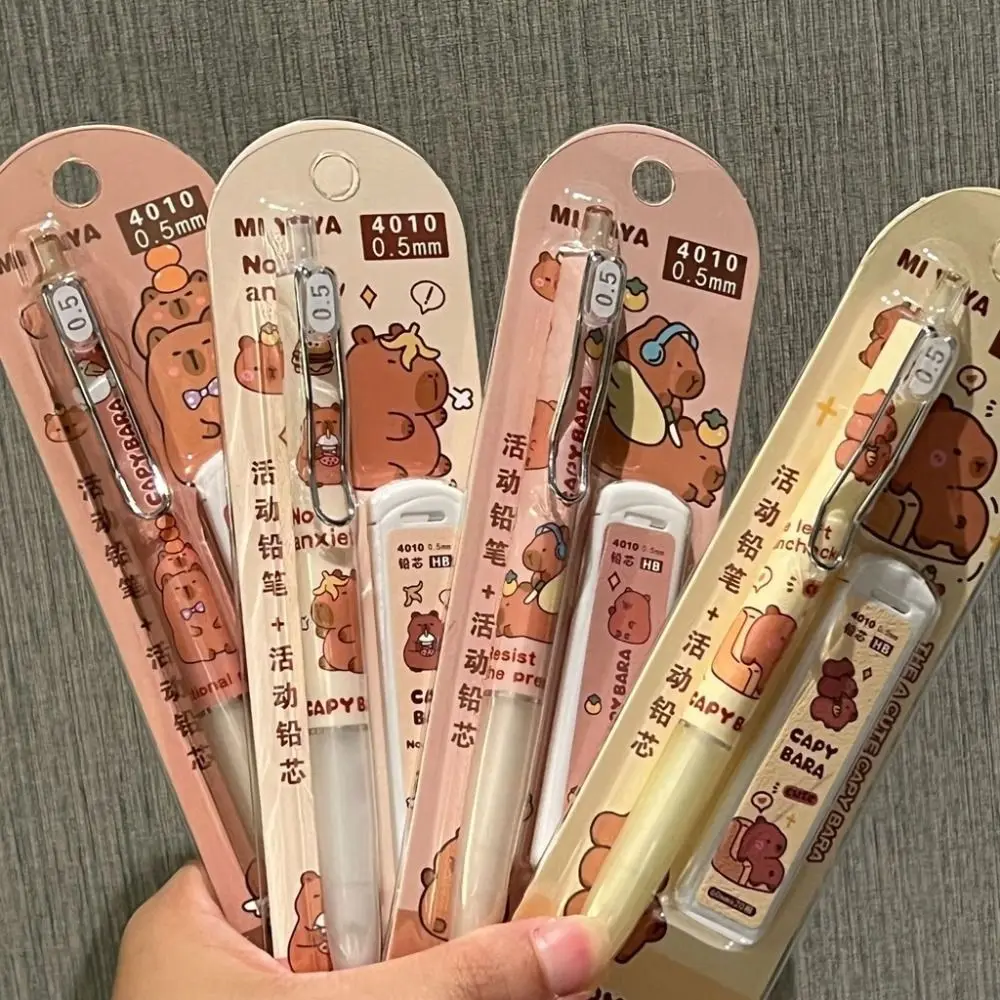 

New Plastic Cartoon Pencil Set Stationery Writing Stationery Mechanical Pencil Gift Pencil