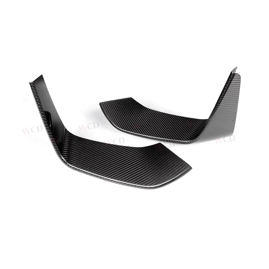 Car Accessories For BMW F82 F83 M4 F80 M3 Carbon Fiber Front Bumper Lip Spoiler Splitter 2014-2019