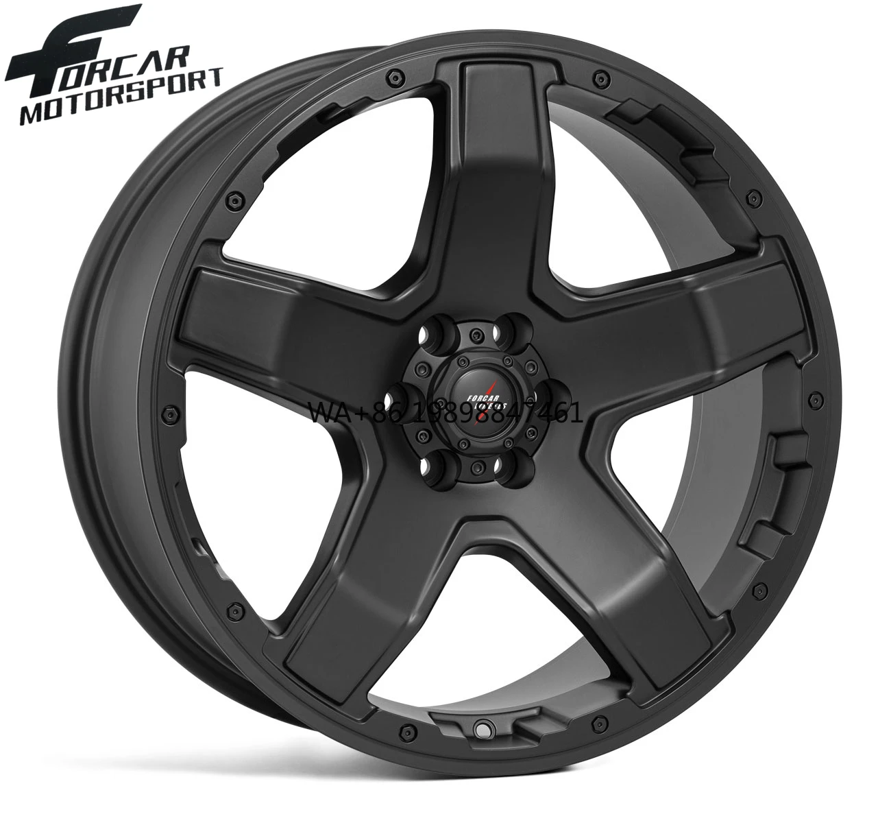 

Matte Black One-Piece Passenger Car High Performance 16 17 18 19 20 21 22 23 24 Inch Forcar Motorsport Alloy Forged Wheels Rims