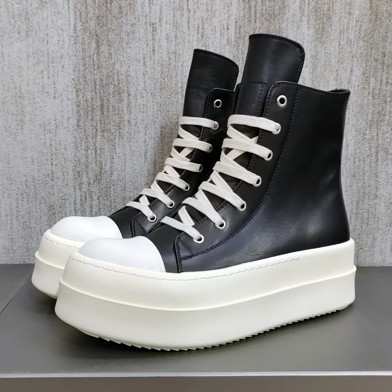 

Новинка Ro Thi Bot High Top oes для мужчин из натуральной кожи, повседневная, Canvas oes, женская, универсальная, для четырех сезонов, ort...