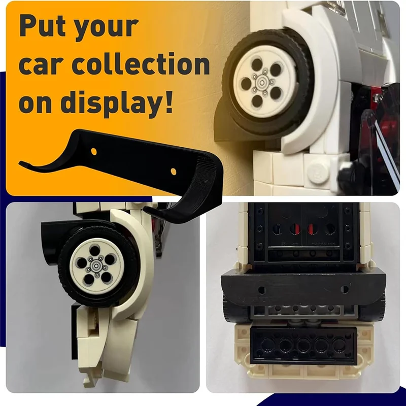 

B98A-12Pcs Wall Mount Car Model Display Holder Vertical Car Toy Storage Rack For Speed Champion Series