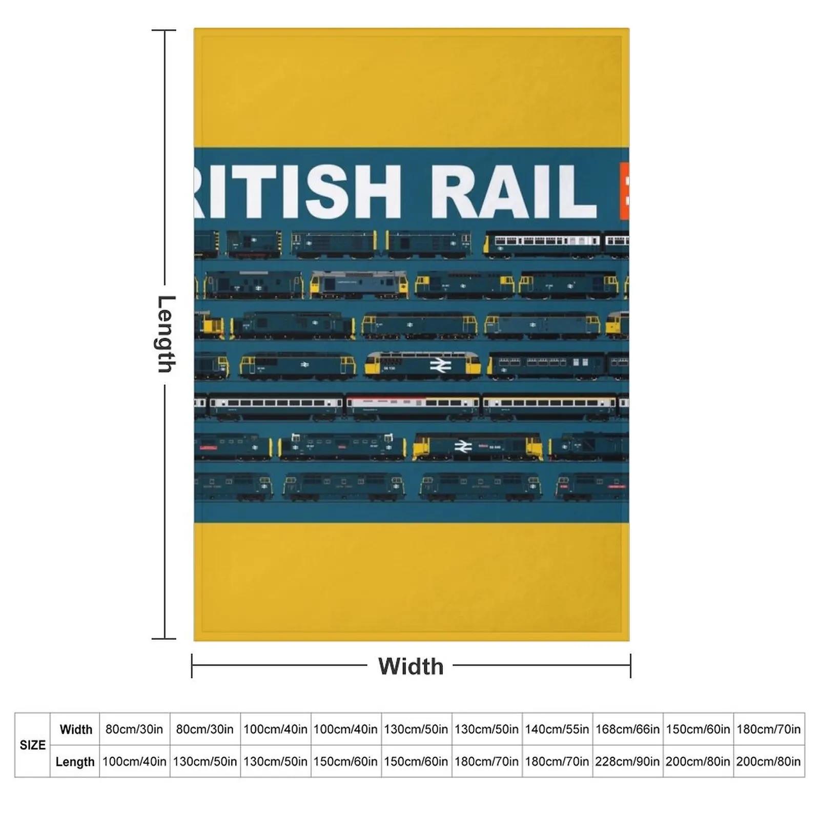 British rail trains Throw Blanket Large Single Soft Big Luxury Brand Luxury Designer Blankets Sofas Of Decoration Blankets