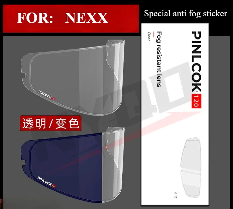 Helmet Lens Snap on Color Changing Anti Fog Sticker Suitable for The Entire NEXX Helmet Series casco moto integrale cascos moto