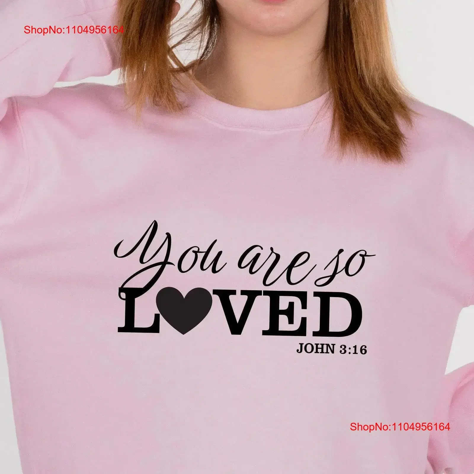 

Футболка You Are So Loved SweaT на День святого Валентина, христианские высказывания, винтажный стираный топ для повседневной носки, мягкая дышащая мода