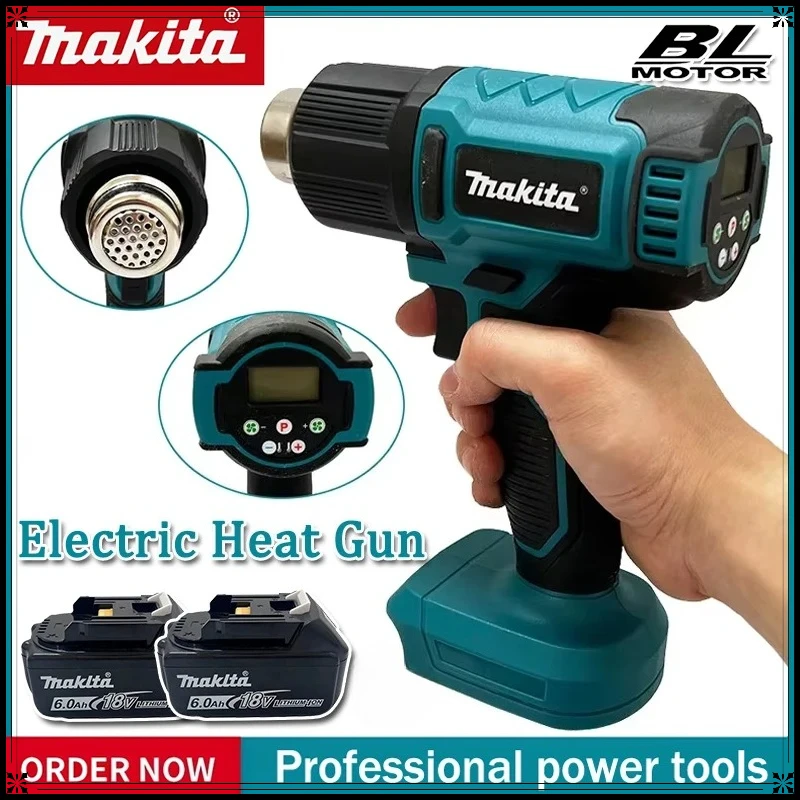 

Makita Control Heat Gun 550°C Temperature Handheld Hot Air Gun With LED Display Soldering Thermal Blower Tool