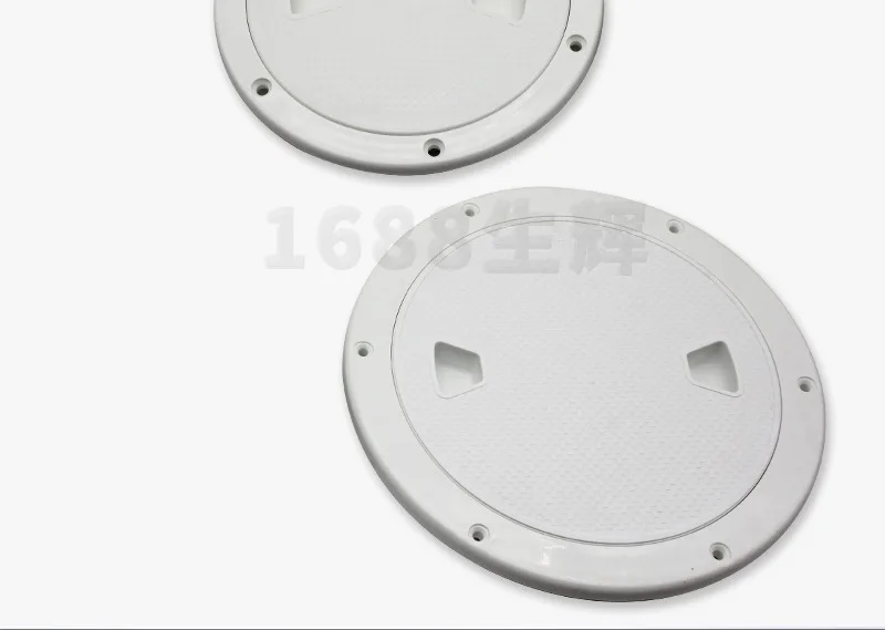 

White nylon plastic disc, fan deck disc, inspection orifice cover, yacht hatch cover, ship hardware accessories