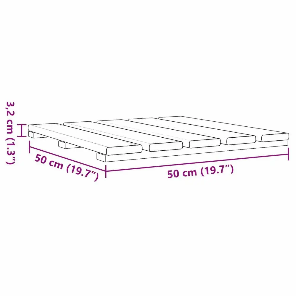 Afbeelding 4: 12 Groene terrastegels 50x50 cm – Buiten tegels van gres – Antislip, makkelijk schoon te maken – Voor tuin, balkon, patio, zwembad – Modern en duurzaam design