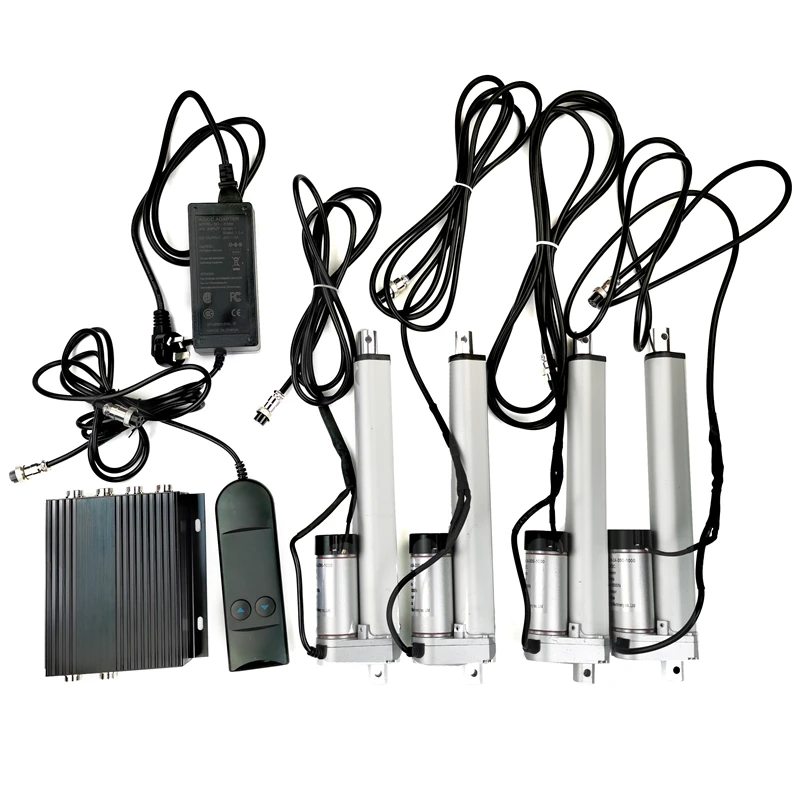 

1 control box controls 4 synchronous FG01-Hall linear actuators