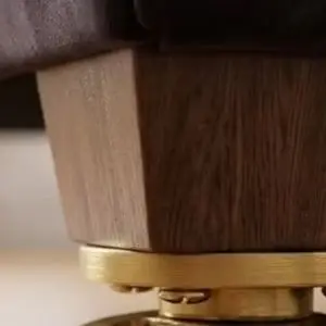 Brass Caster Wheels for Home Furniture Including For Tables Chairs Sofas Compatible with Round and Square Cup Mounting