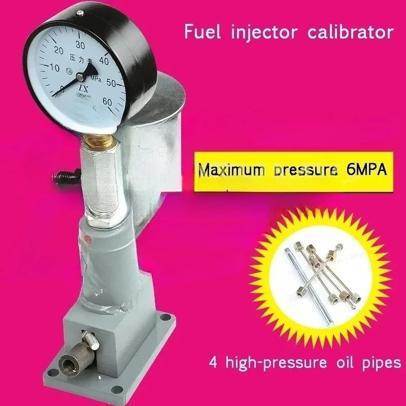 Suitable for manual pressure verification of fuel injectors, automotive tractors, atomization testing equipment