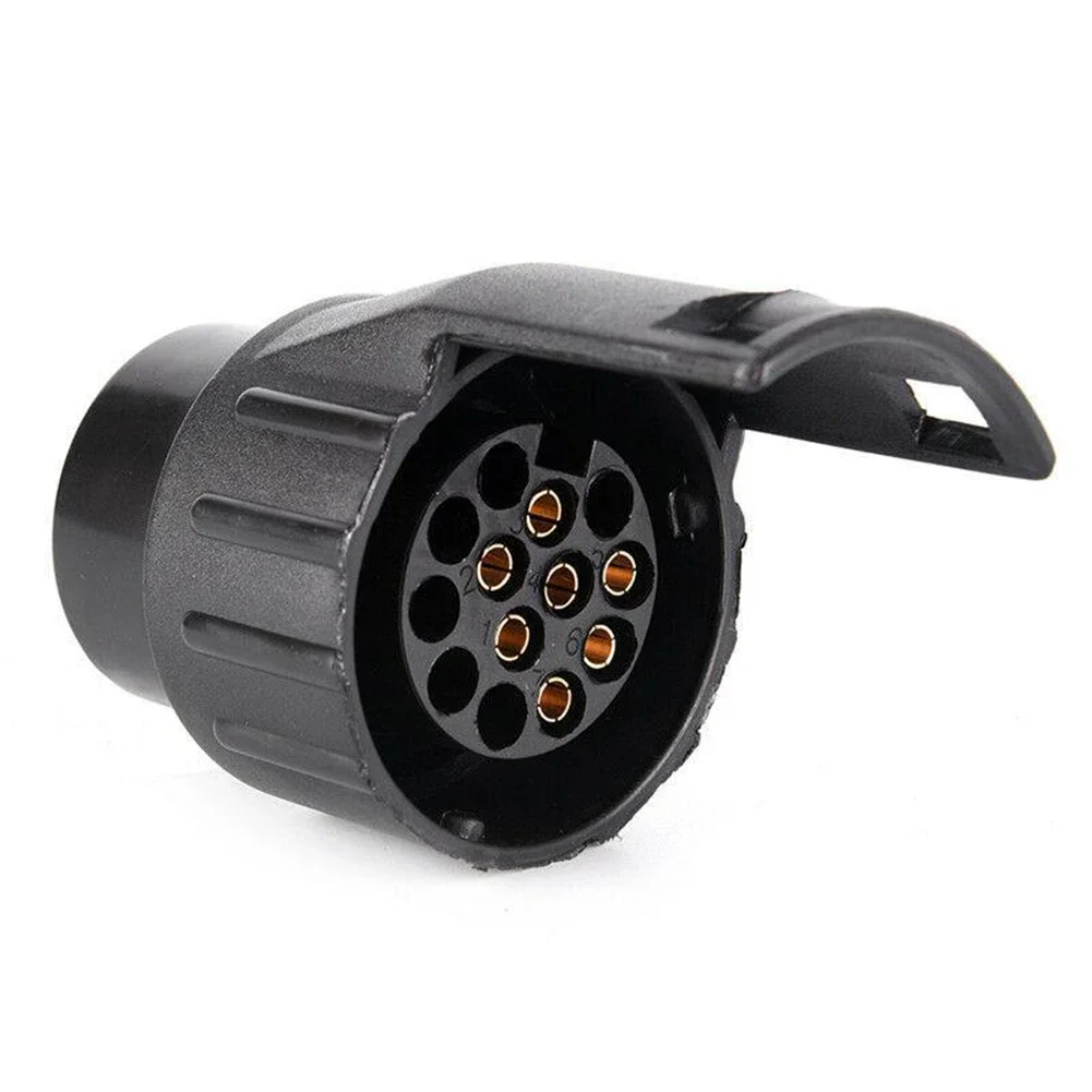 12V 7 To 13 Pin Towing Socket Converter Adapter Electric Socket Adapter Plug Converter Durable Socket Converter