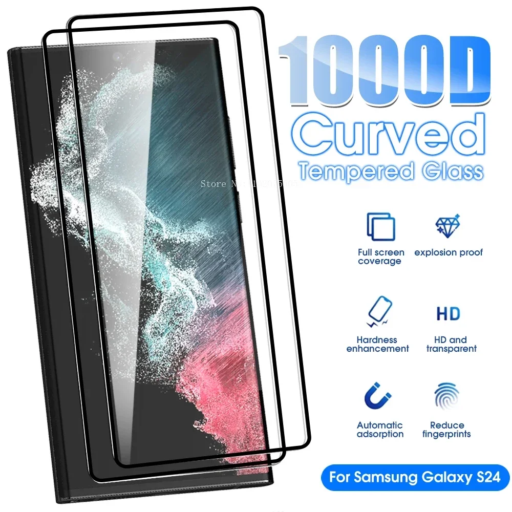 Unlocked Tempered Glass for Samsung Galaxy S24 Plus Ultra Anti-scratch Screen Protector for Samsung S24 5G Protective Films