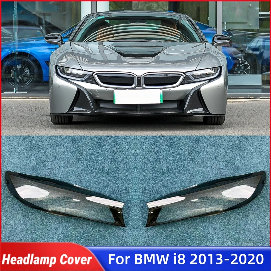 For BMW i8 2013 2014 2015 2016 2017 2018 2019 2020 Automotive Parts and Accessories Dust Cover For Headlights Glass Lamp Cover