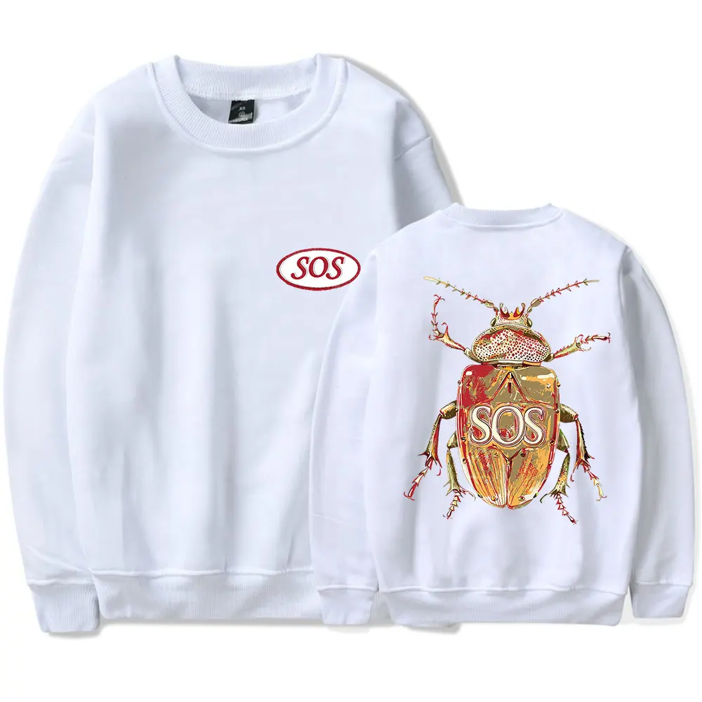 SZA SOS Lana Crewneck Sweatshirts Grand National Tour Merch Cosplay Women Men Fashion HipHop Long Sleeve Tee