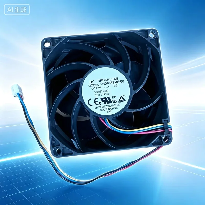 N+ Heavy‑Duty Cooling Fan THD0848ME 8038 48V 1A for Delta
