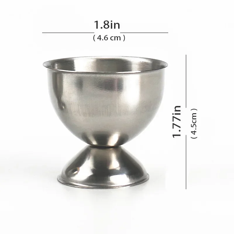 1pc Stainless Steel Soft Boiled Egg Cups Egg Holder Tabletop Cup Stand Kitchen Breakfast Cooking Tool Kitchen Accessories